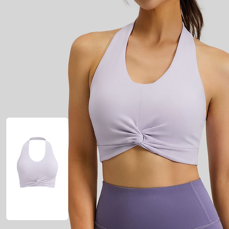 Sports Bra High Impact - New Women Halter Neck Sports Bra