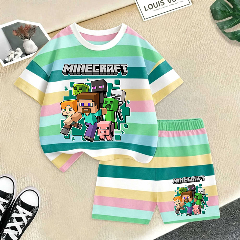 Minecrafted Girl boy Summer T  - Boyshort Underwear recension och pris