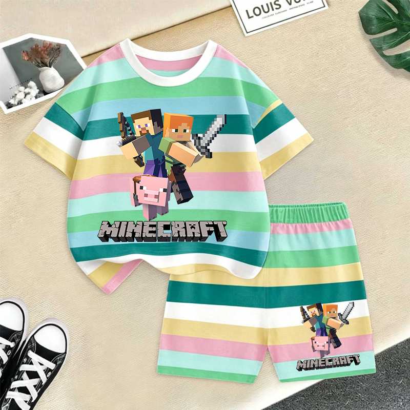Minecrafted Girl boy Summer T  - Boyshort Underwear recension och pris