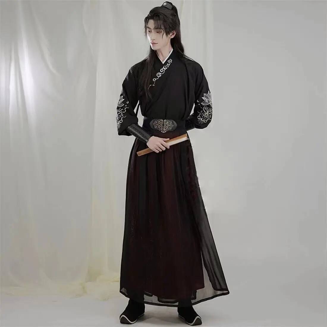 Ancient knight hanfu men women - Robe Silk Women recension och pris