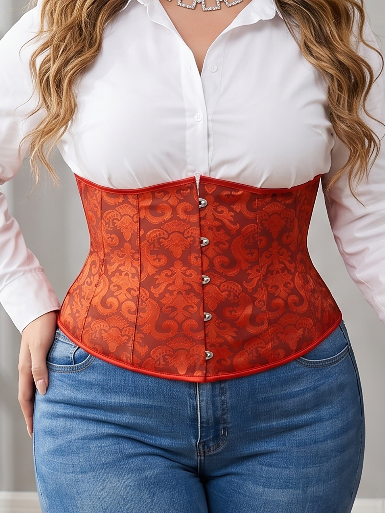 Women's Plus Size Court Lace W - Corset Waist Cinch recension och pris