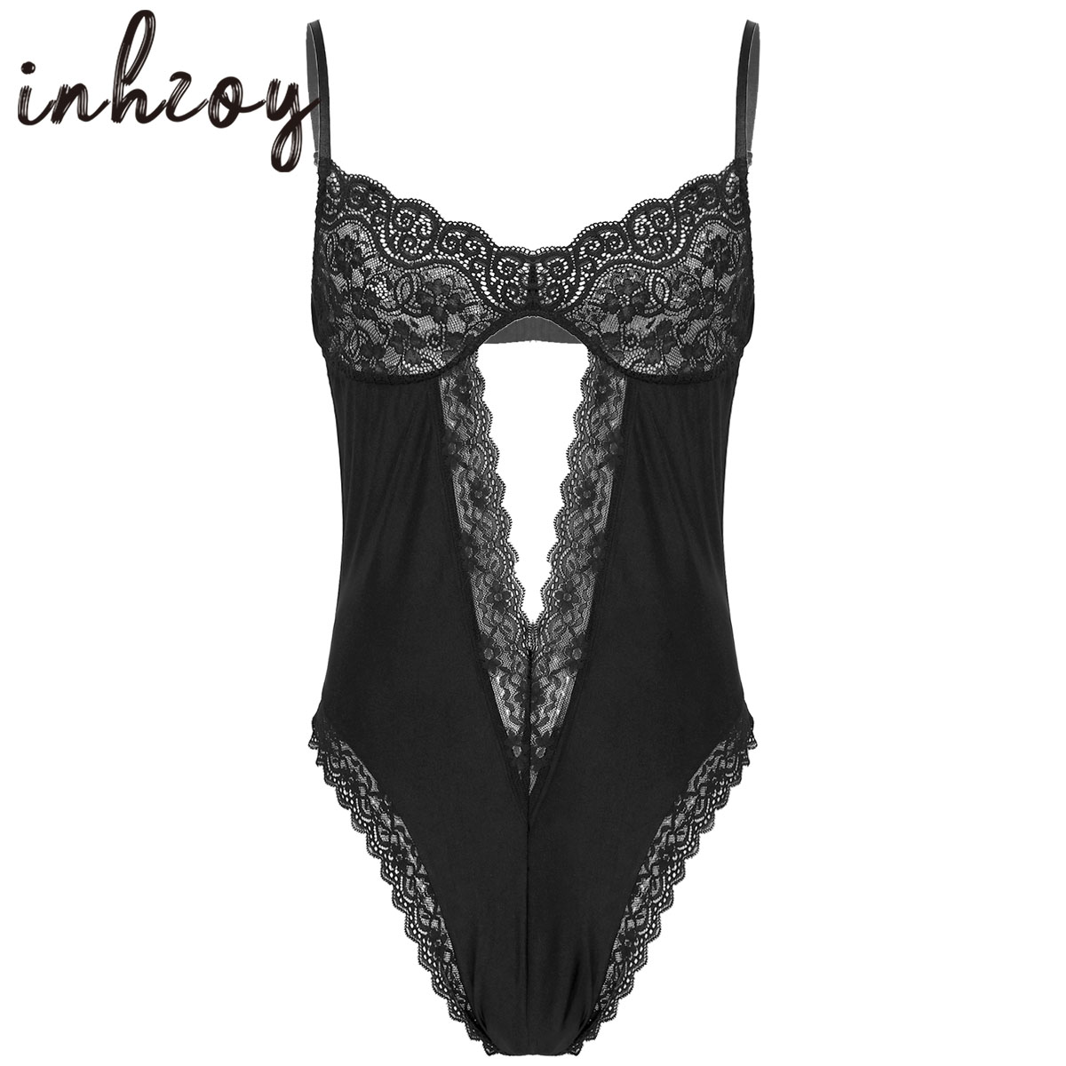 Men Sexy Bodysuit Lingerie Gay - Lace Teddy Lingerie recension och pris