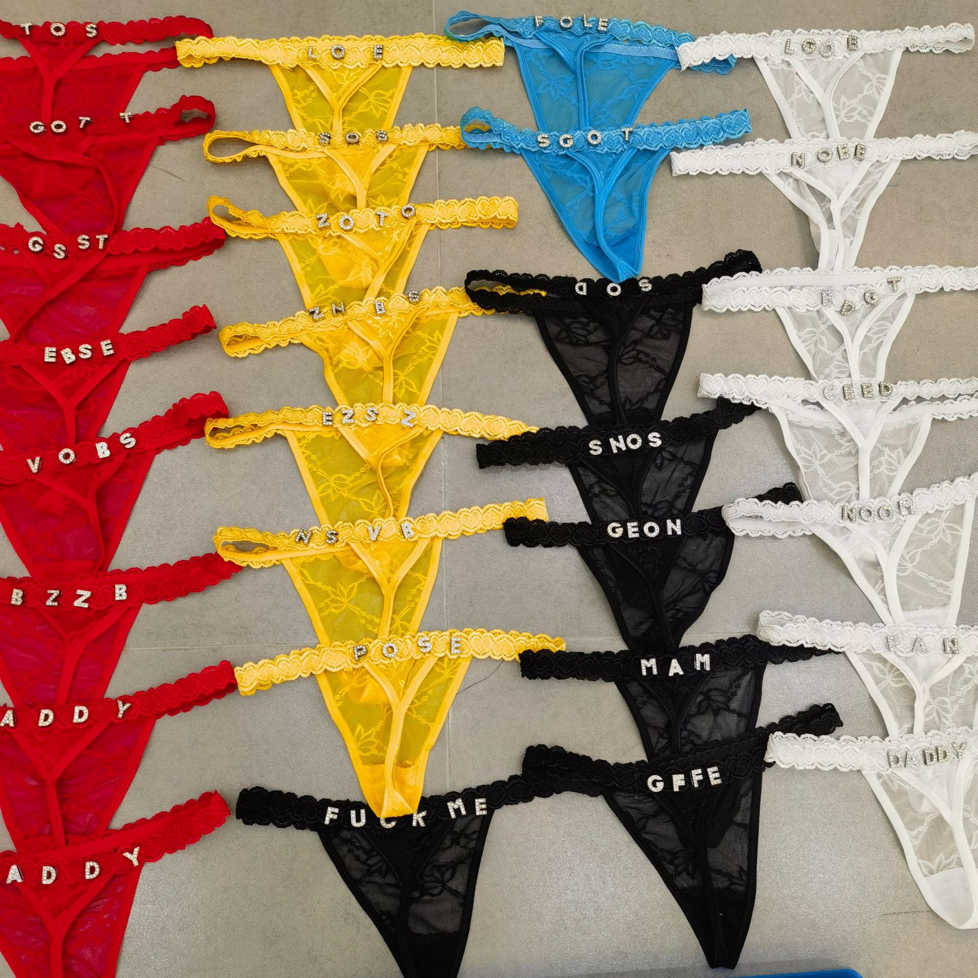 Customize Thongs Crystal Name  - Thong Bikini Women recension och pris
