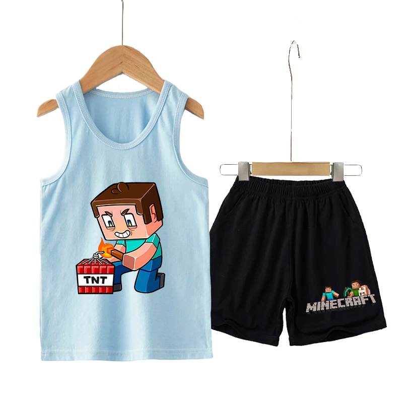 Minecrafted Children Vest+shor - Boyshort Underwear recension och pris