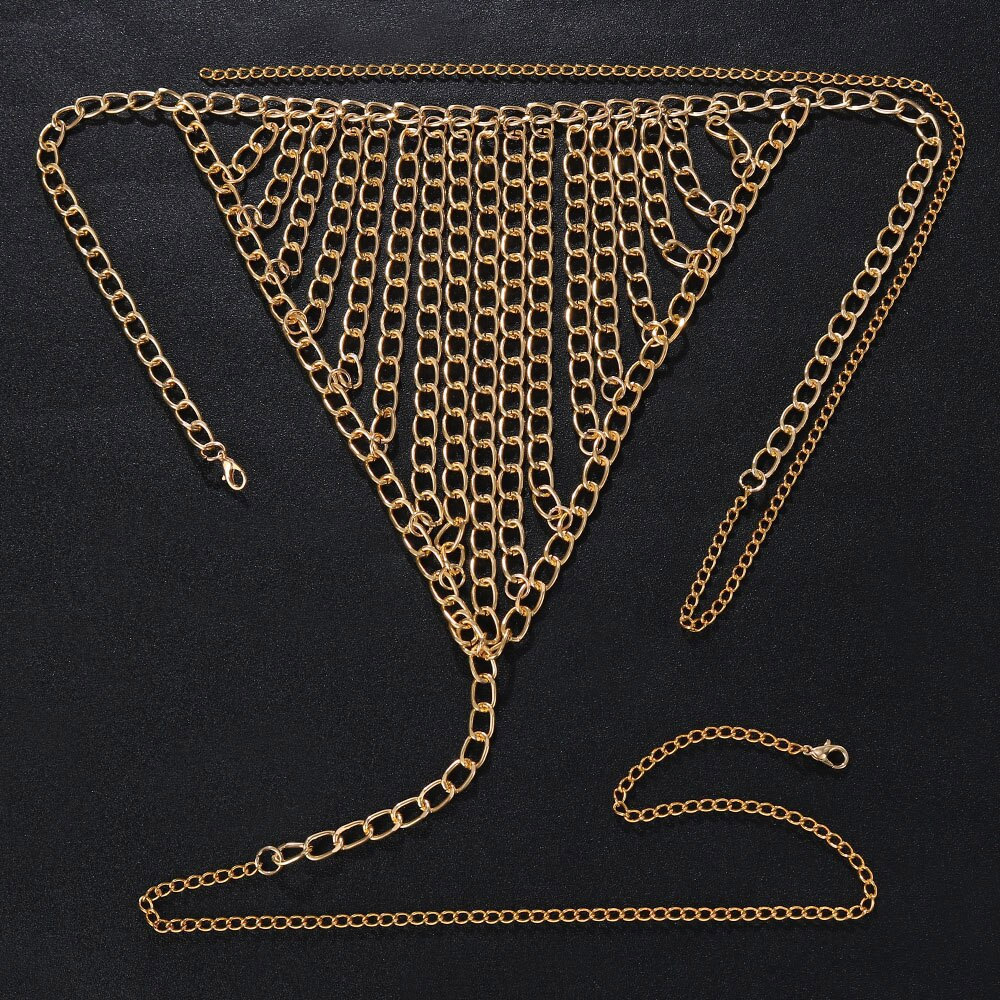 Statment Waist Chain Metal Cha - Thong Bikini Women recension och pris