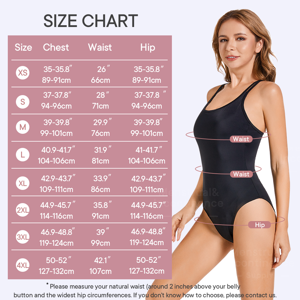 Women's Period Swimwear One Pi - Period Panty Absorbent recension och pris