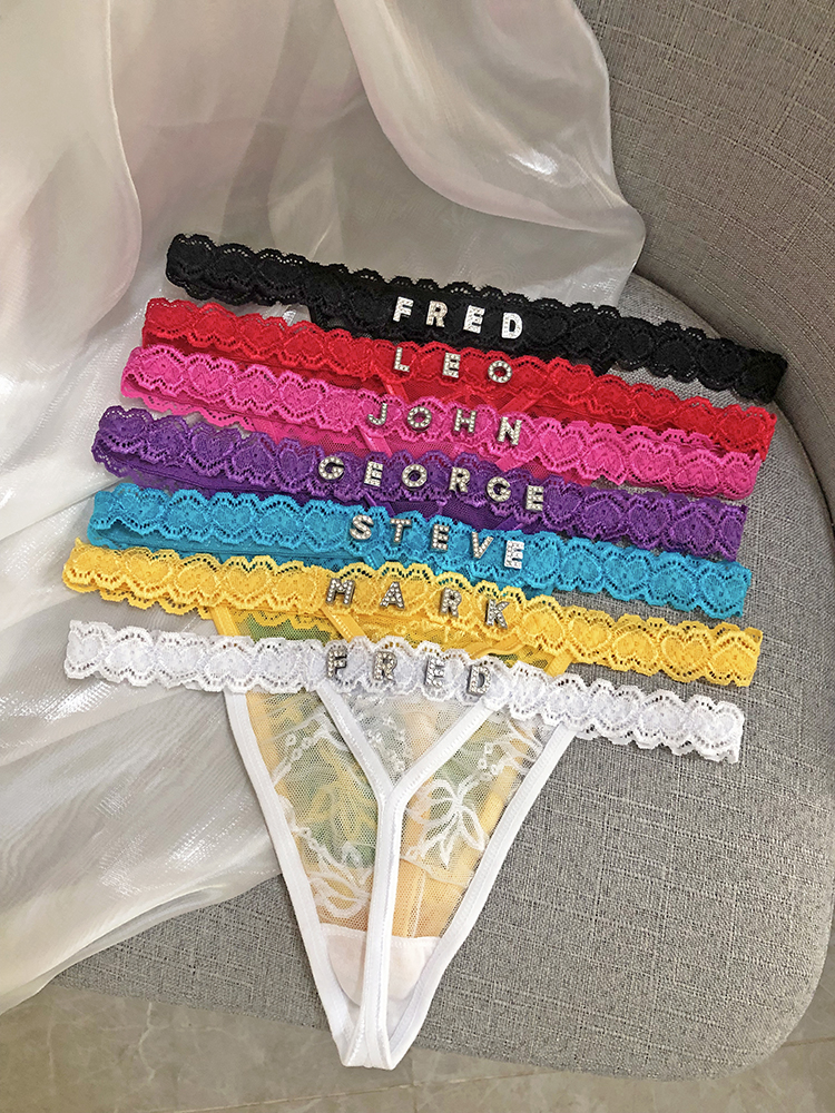 Custom Thong Panties with Name - Thong Bikini Women recension och pris
