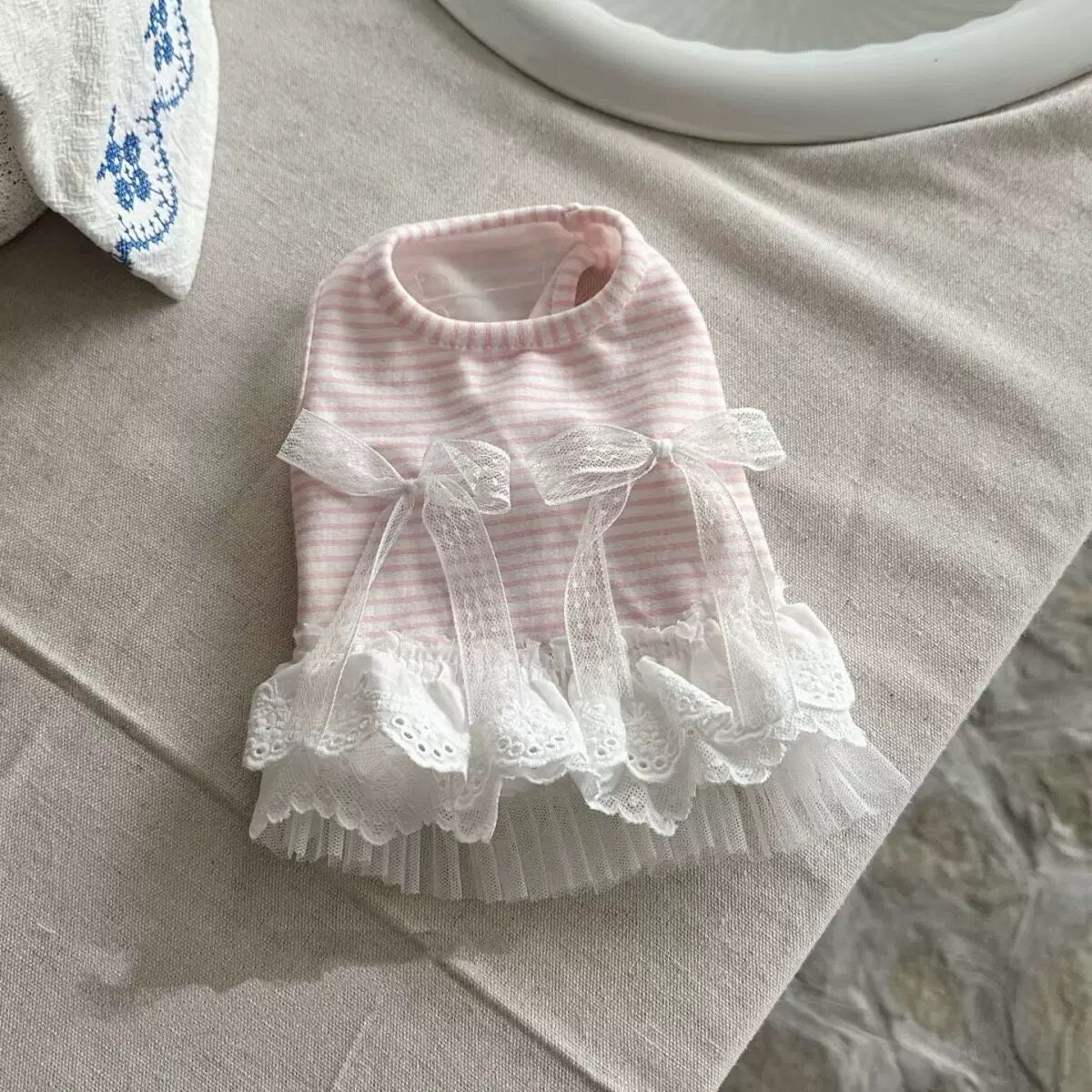 Sweet Bow Dog Clothes Lace Sma - Lace Teddy Lingerie recension och pris
