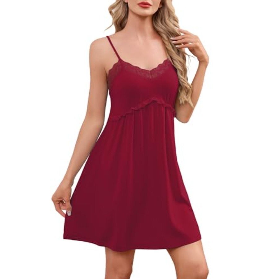 Sexy Nightgowns for Women Lace - Babydoll Chemise Night recension och pris
