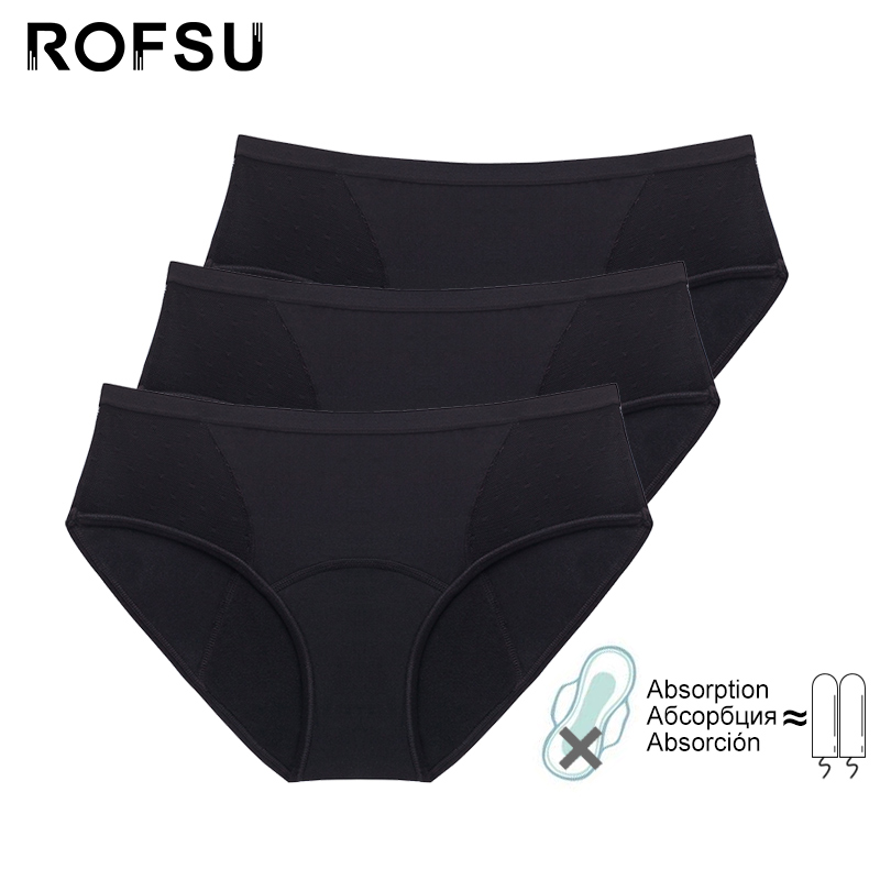 3 pcs/lot Cotton Menstrual Pan - Period Panty Absorbent recension och pris