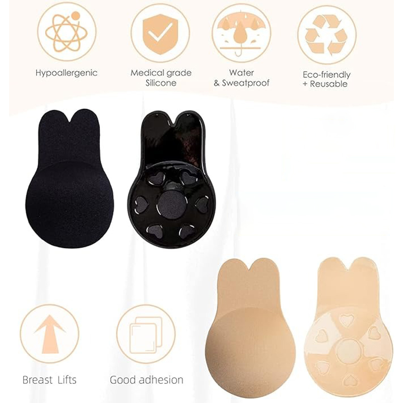 FallSweet 1 Pair Women's Invis - Silicone Bra Adhesive recension och pris