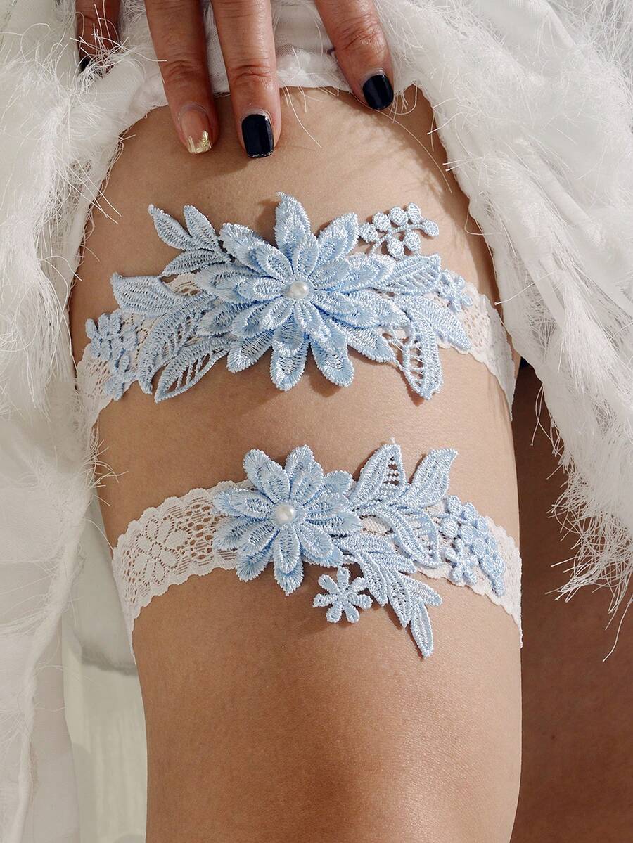 2pcs/Set Fashionable Court-Sty - Garter Belt Set recension och pris