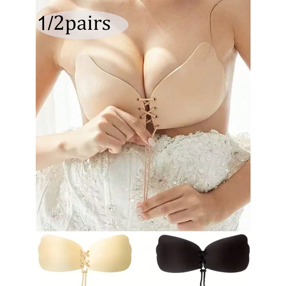 1/2pcs Wing-Shaped Adhesive Br - Silicone Bra Adhesive recension och pris