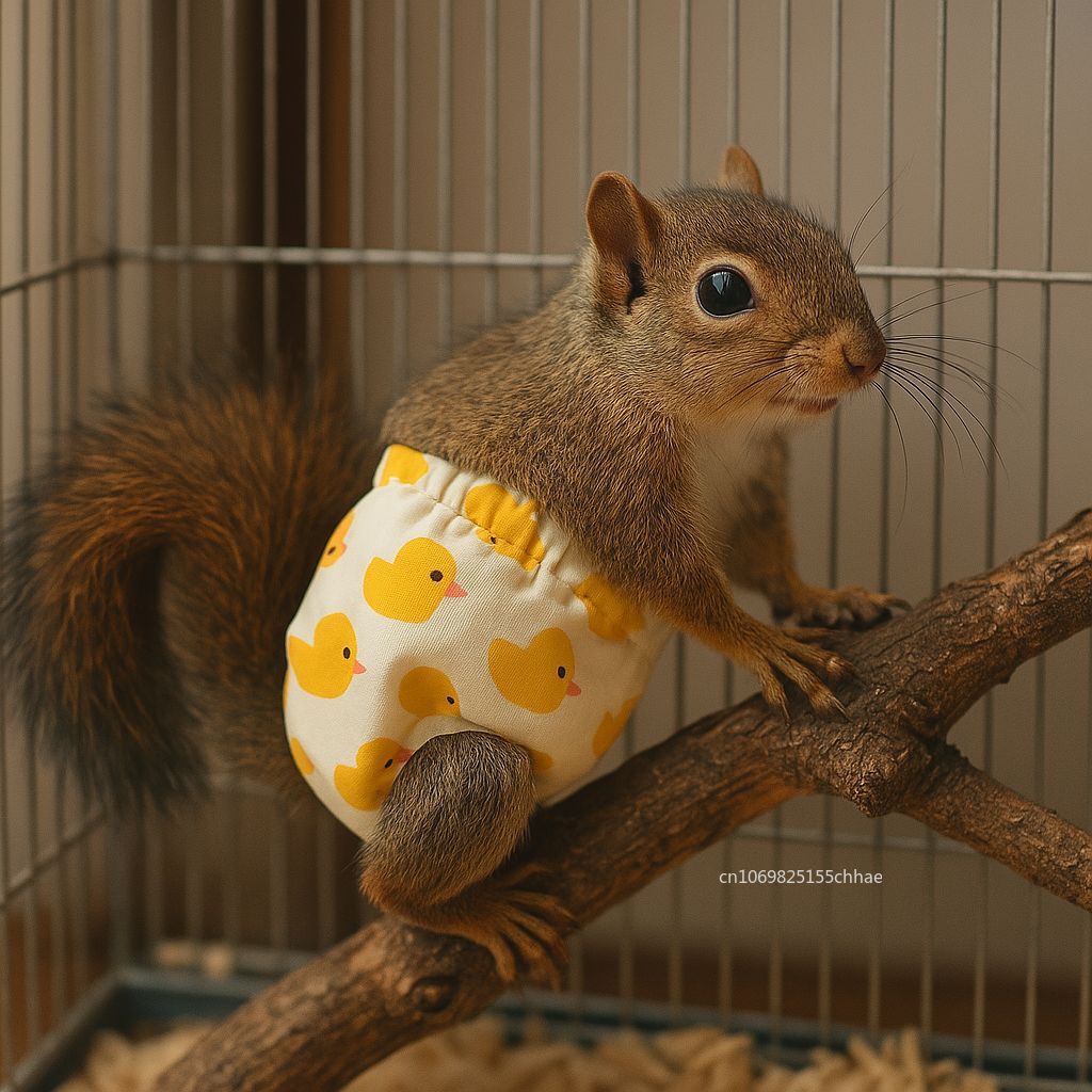 S/M Absorbent Squirrel Diapers - Period Panty Absorbent recension och pris